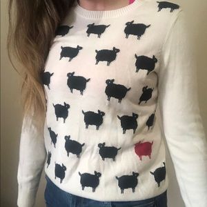 Charter Club Red Sheep of the Family Sweater